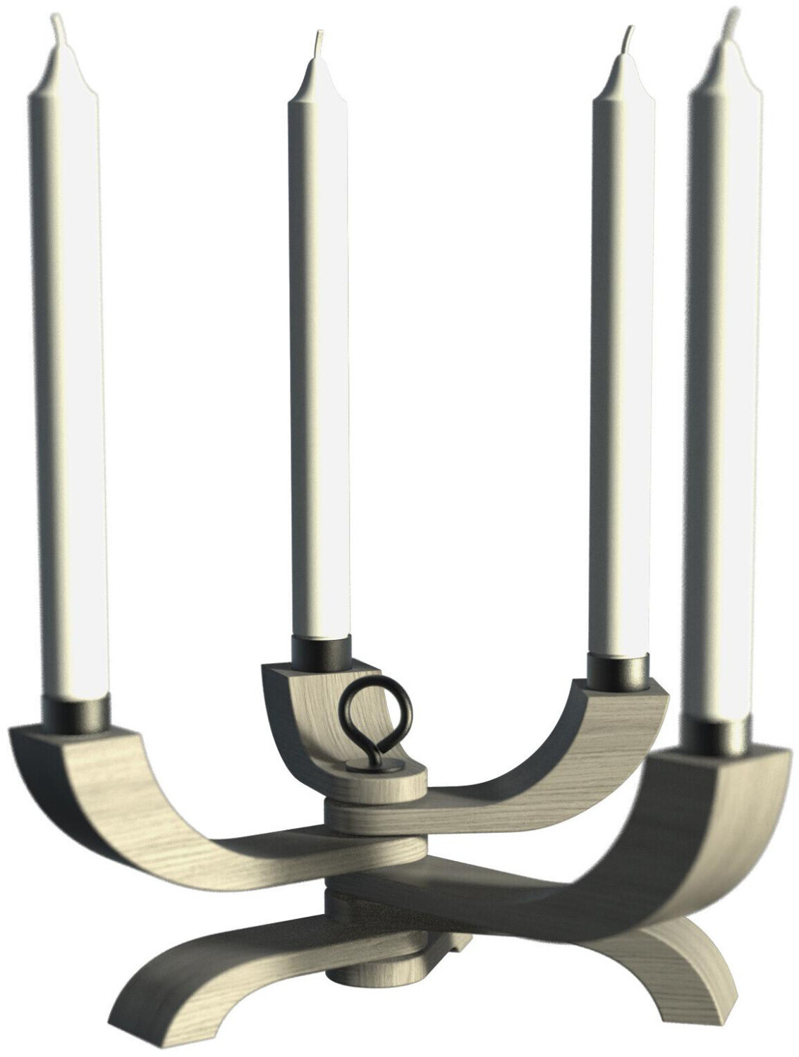 Design House Stockholm Chandelier Nordic Light 4 Branches grey