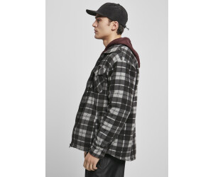 Urban Classics Plaid Teddy Lined Shirt Jacket TB3805 00826 0054 black white ab 40 14 Preisvergleich bei idealo
