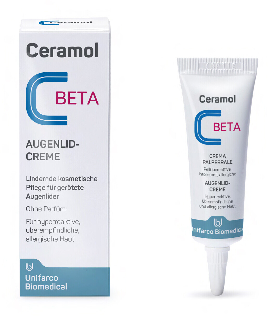 Unifarco Ceramol Beta Eye Lid Cream (10ml)