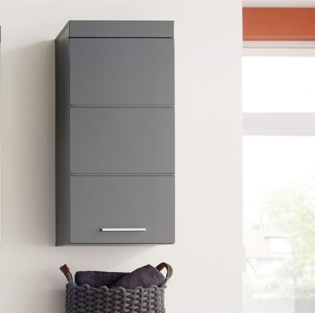 trendteam Amanda 37x77cm grey/greyglossy