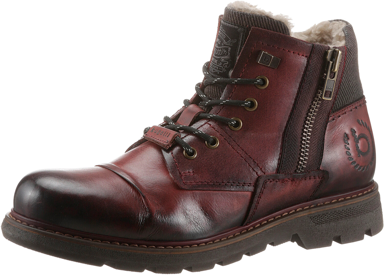 Bugatti Scarus Boots dark red