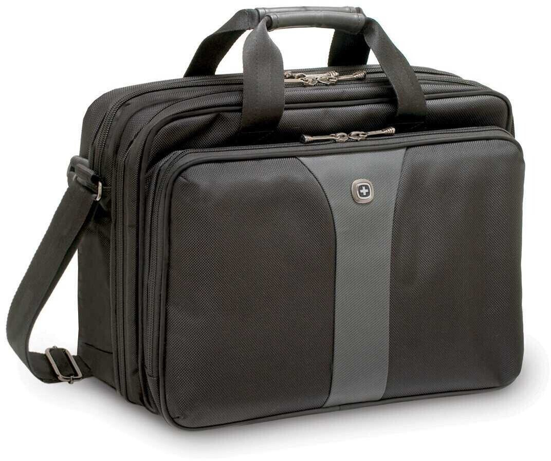 Buy Wenger Legacy Double Gusset 16 black grey from 50.40 Today Best Deals on idealo