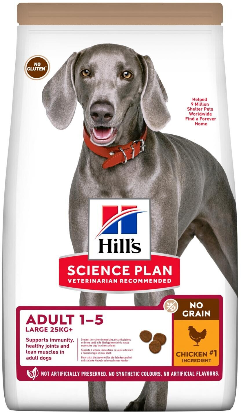 Hill's Science Plan Adult 1-5 Large No Grain with Chicken Dry