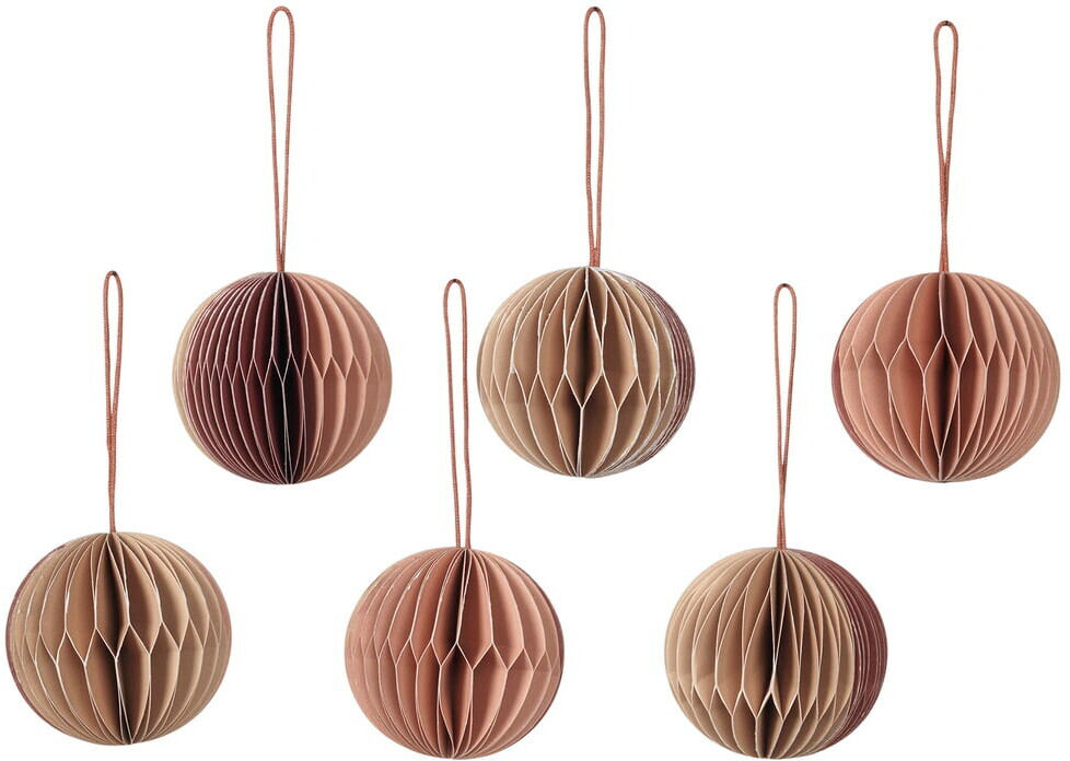 Broste Copenhagen Christmas Ball 6-Pack multi color