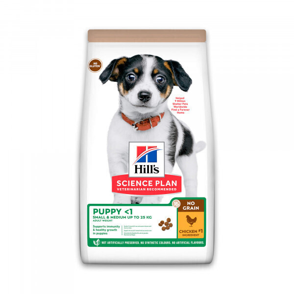 Hill's Science Plan Canine Puppy Small & Medium No Grain with Chicken