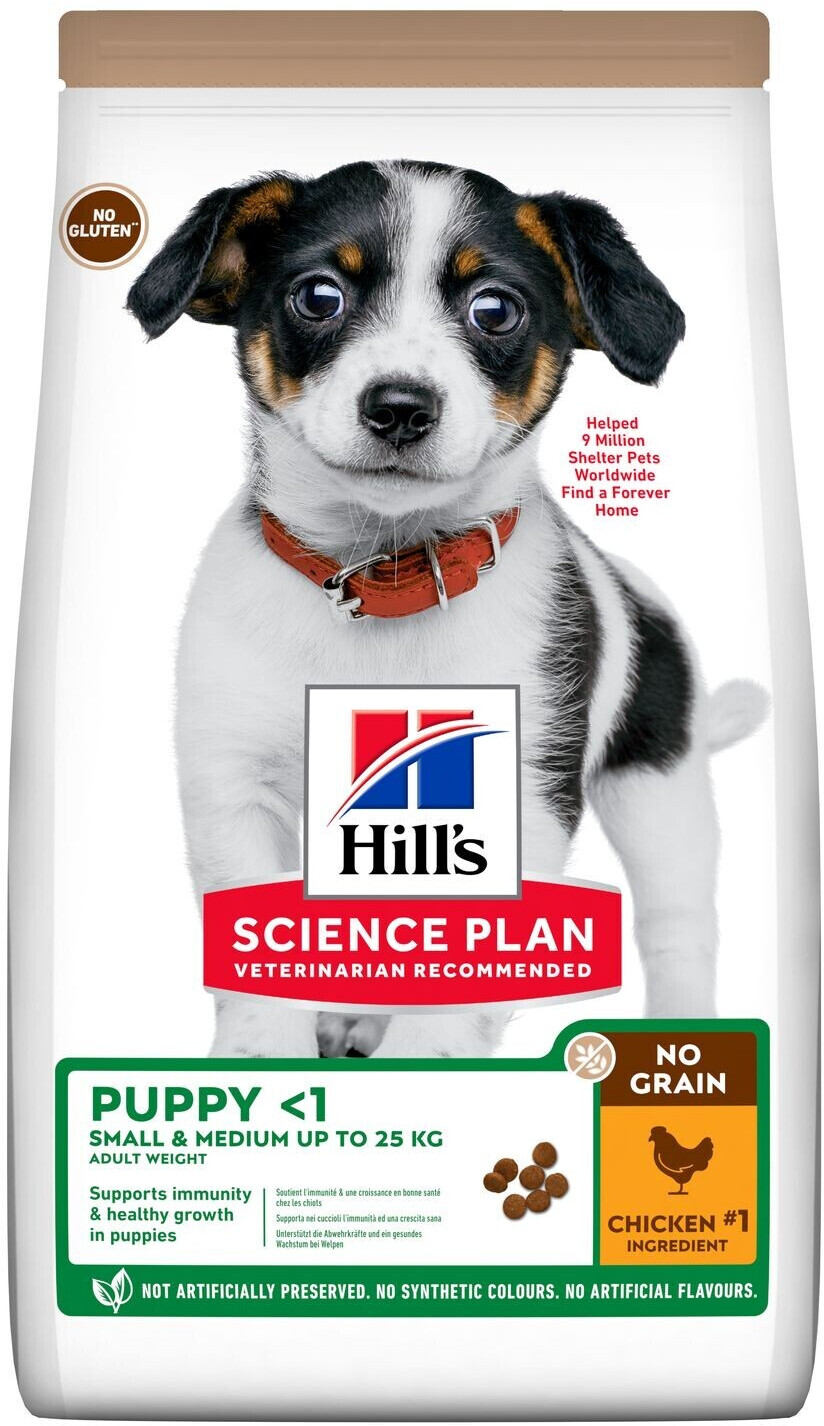 Hill's Science Plan Canine Puppy Small & Medium No Grain with Chicken 2,5kg