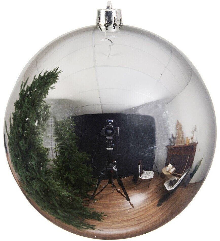 zeitzone Big Christmas Ball 20cm silver