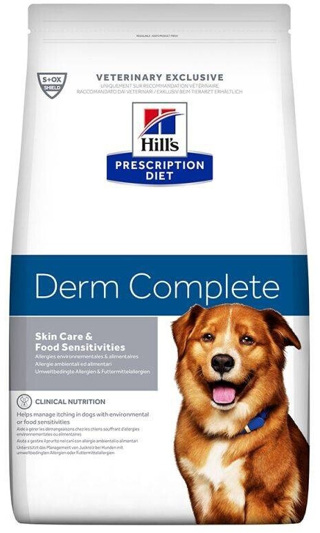 Hill's Prescription Diet Canine Derm Complete Skin Care & Food
