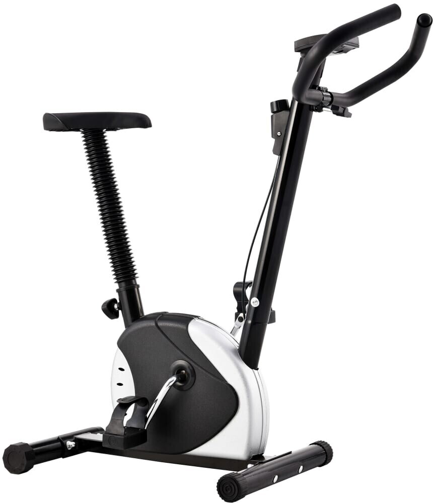 vidaXL Exercise Bike with Belt Resistance black (92006)