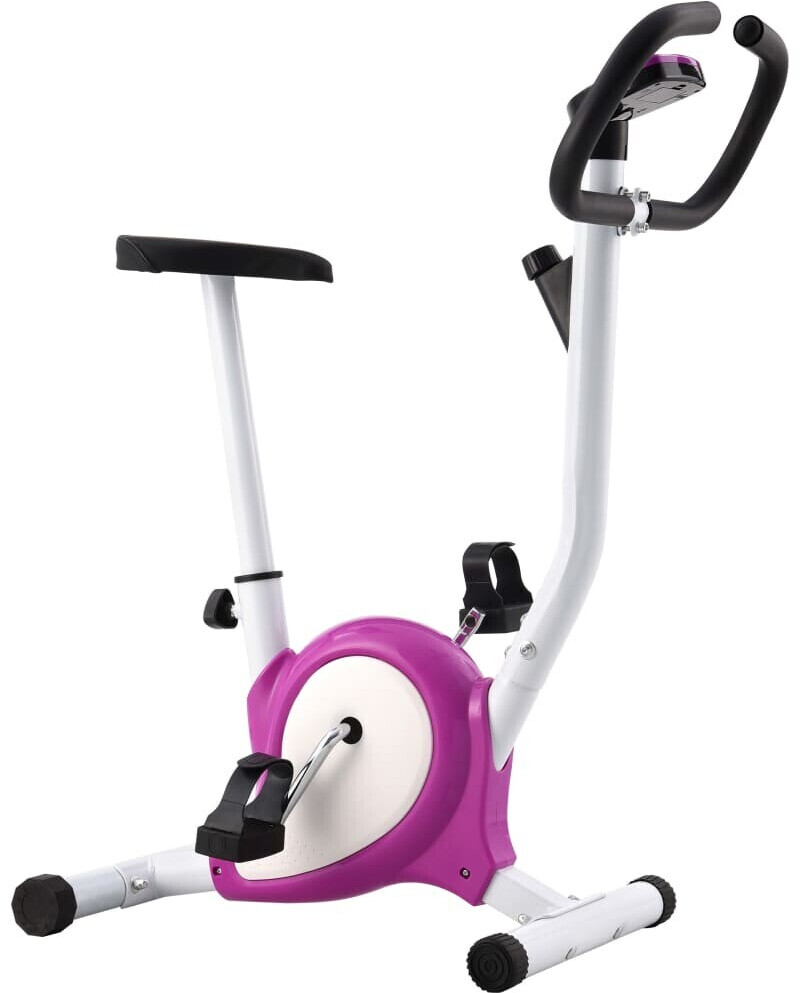 vidaXL Exercise Bike with Belt Resistance purple (92011)