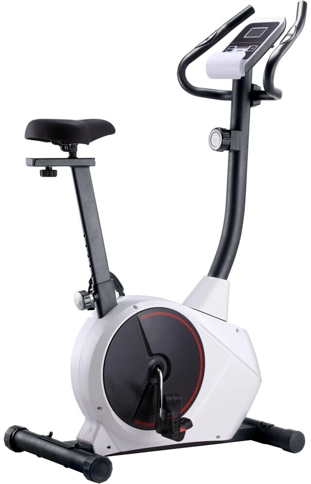 vidaXL Magnetic Exercise Bike with Pulse Measurement white (91907)