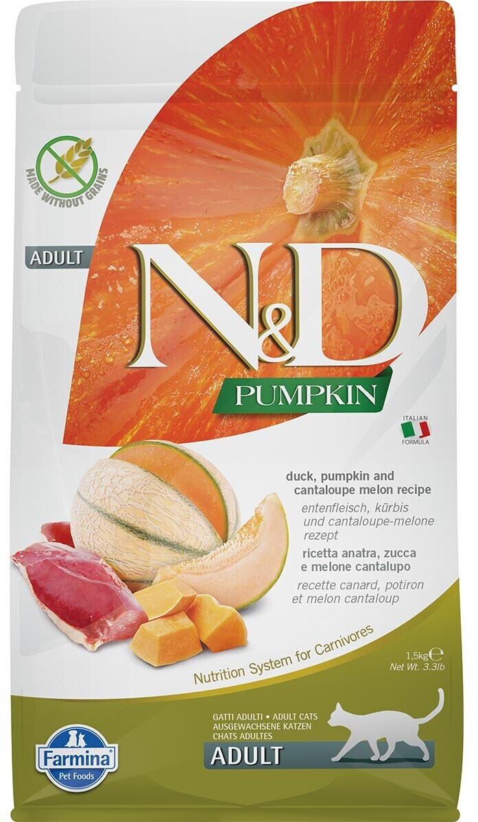 Farmina N&D Cat Pumpkin Adult with duck, pumpkin & cantaloupe melon 1,5kg
