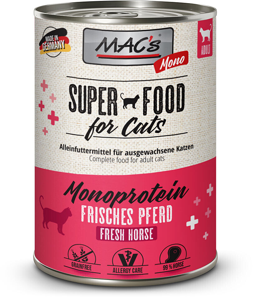 MAC's Wet Cat Food Monoprotein Fresh Horse