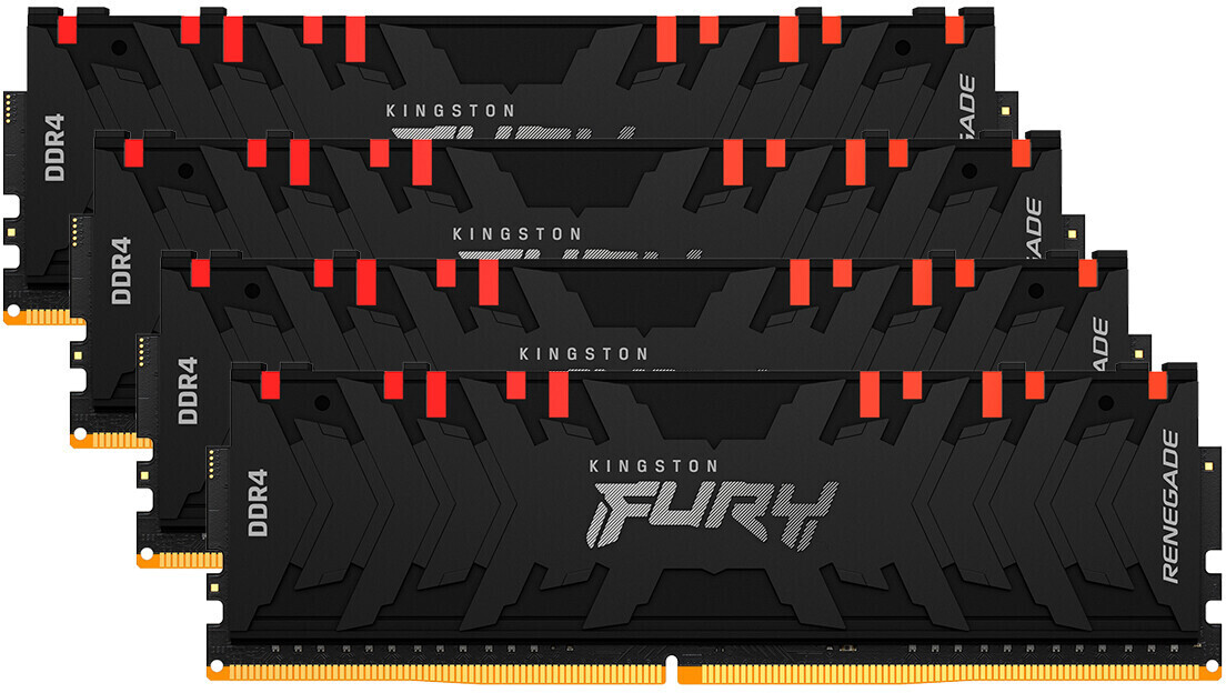 Kingston FURY Renegade RGB 128GB Kit DDR4-3200 CL16 (KF432C16RBAK4/128)