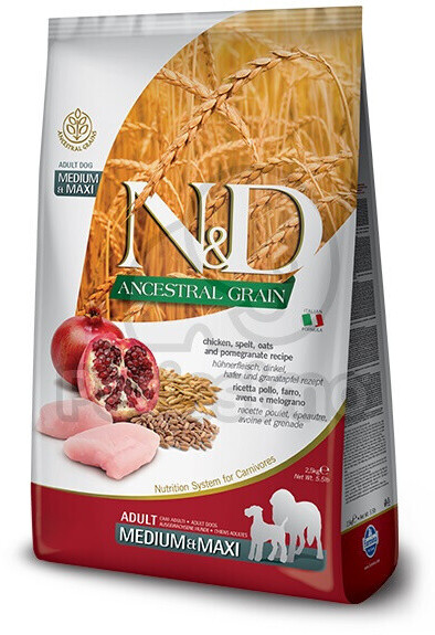 Farmina N&D Adult Cat Ancestral Grain Chicken & Pomegranate 12kg