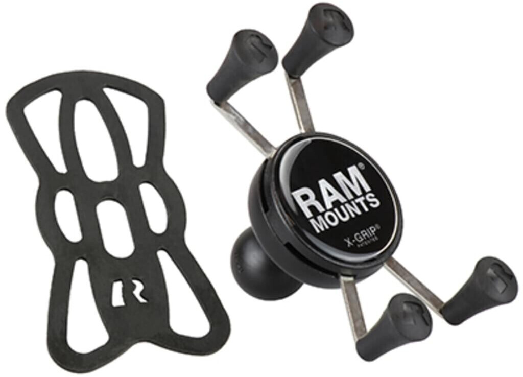 RAM Mounts Handyhalterung U-bolt für das Fahrrad/Motorrad/Scooter -  Universell - Groß - Schwarz