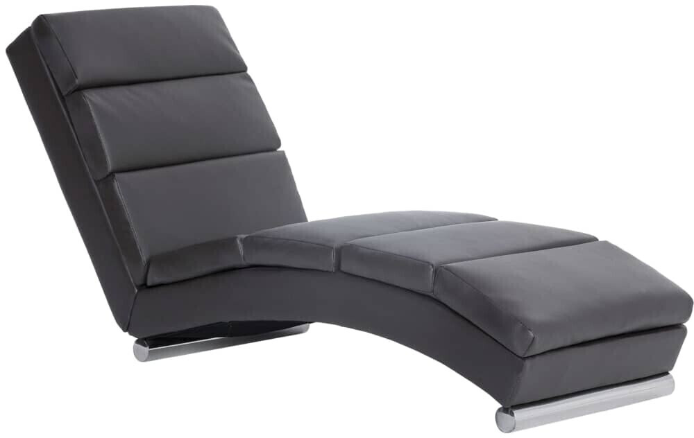 vidaXL Chaiselongue 154 x 52,5 x 72 cm Grey