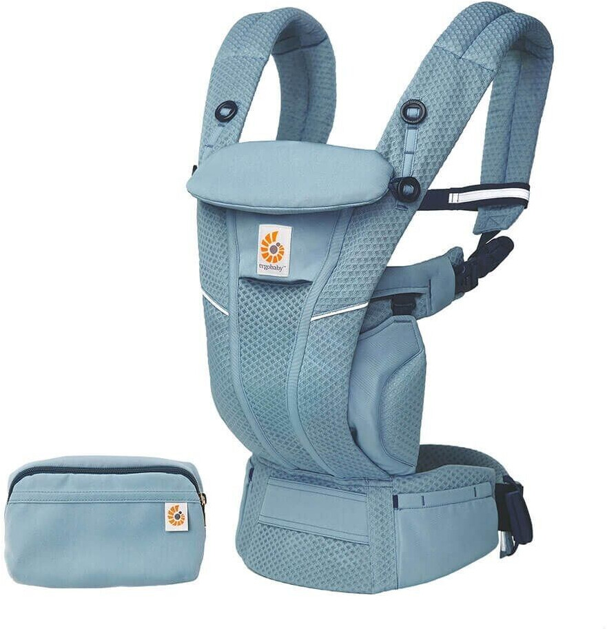 ergobaby Omni Breeze Baby Carrier - Softflex Mesh slate blue
