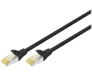 Digitus CAT 6A S-FTP Patchkabel Cu LSZH AWG 26/7 5m 10 Stück schwarz (DK-1644-A-050-BL-10)