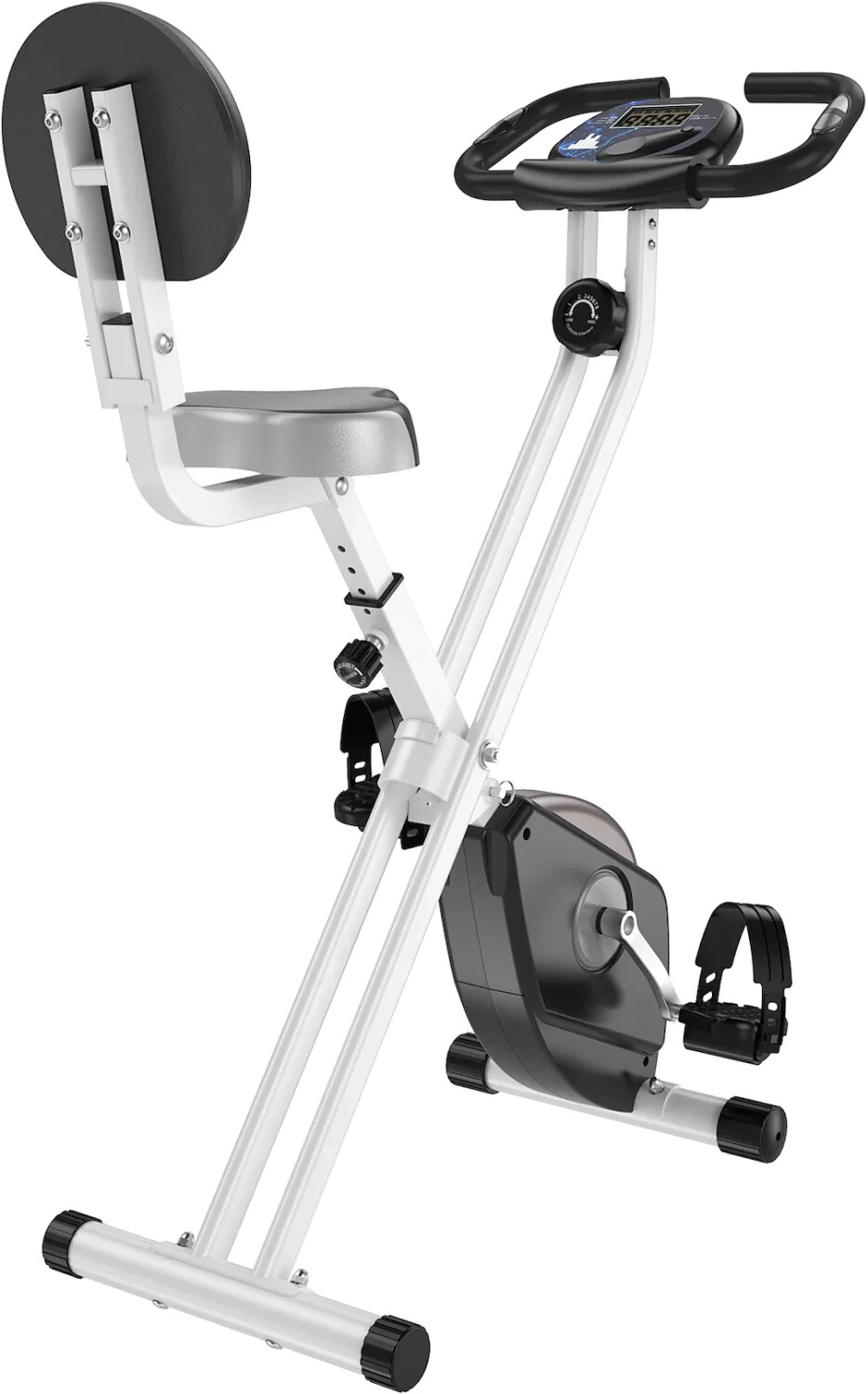 HomCom Hometrainer black (A90-192GY)