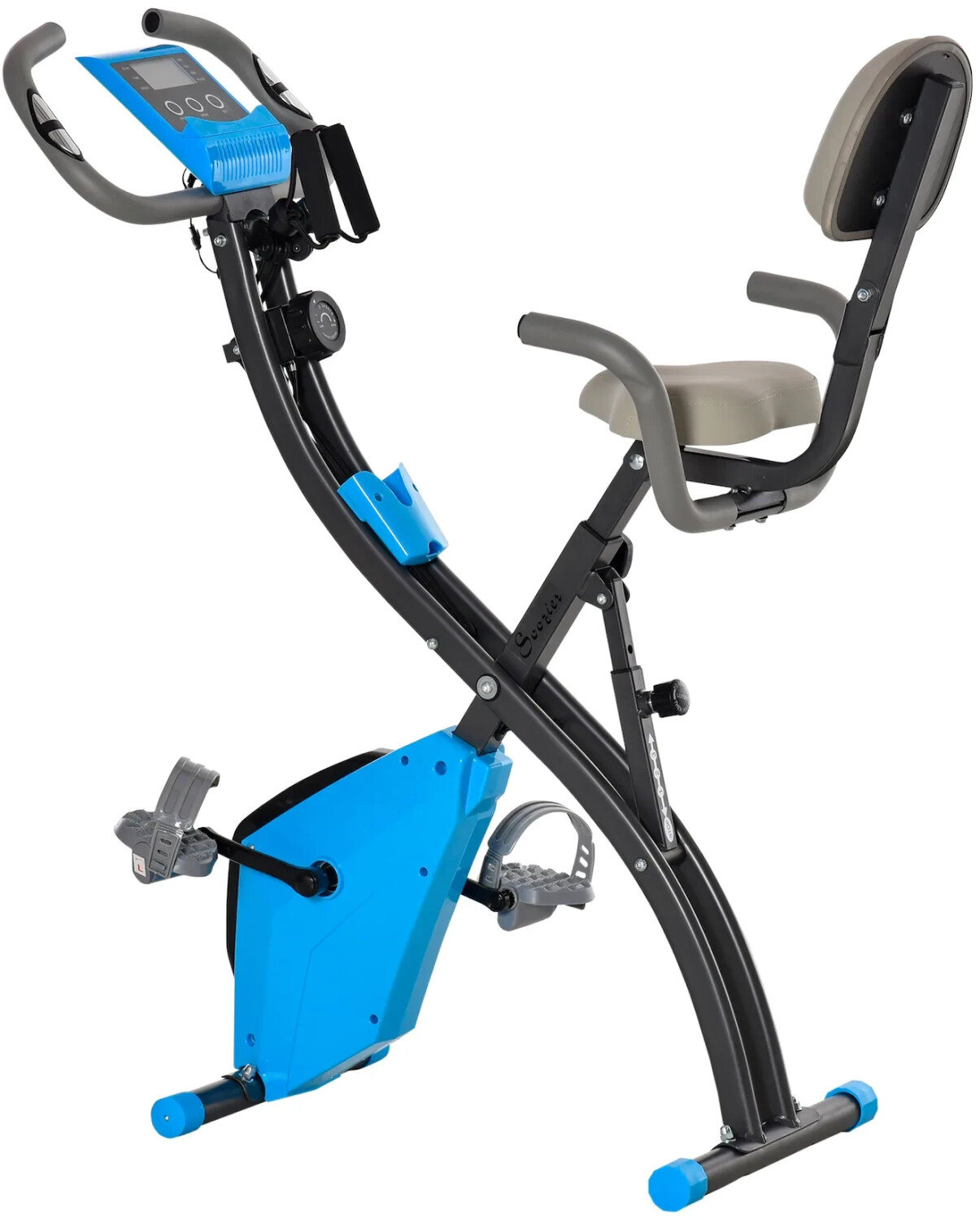 HomCom Hometrainer black/blue (A90-196LB)