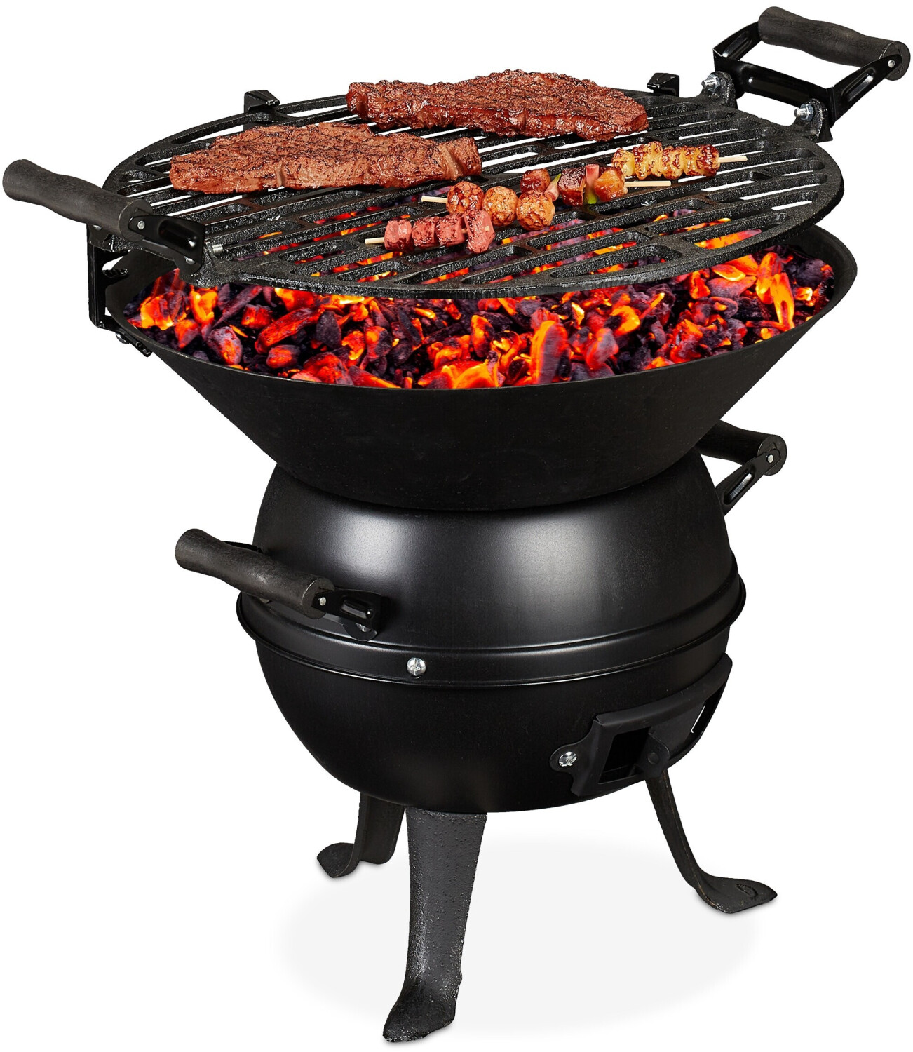 Relaxdays BBQ Barrel 35 cm