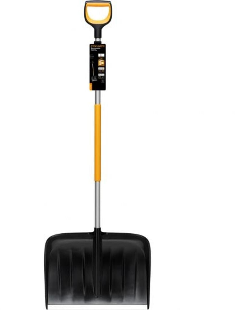  Fiskars Sneeuwschep voor de auto, X-Serie, lengte: 98 cm,  Aluminium/polymeer, zwart/Oranje/grijs, 1057393 : Patio, Lawn & Garden
