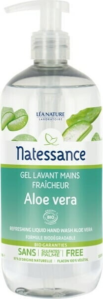 Natessance hand wash gel aloe vera (500 ml)