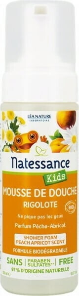 Natessance Kids shower foam peach-apricot (150 ml)