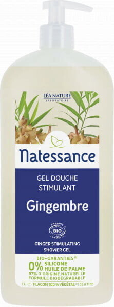 Natessance shower gel ginger (1000 ml)