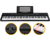 Housse de protection de clavier de piano avec fermeture à cordon, couvercle  anti-poussière de piano numérique noir, pour piano numérique, Yamaha,  Casio, console (88 touches)