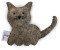 Catlabs Katzenspielzeug braune Katze mit Katzenminze