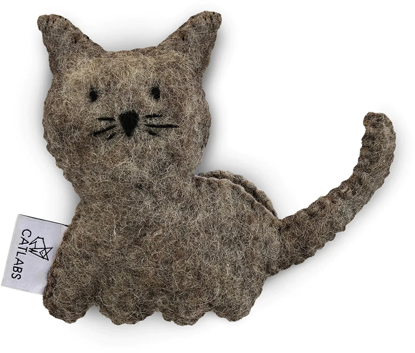 Catlabs Cat Toy Brown Cat with Catnip