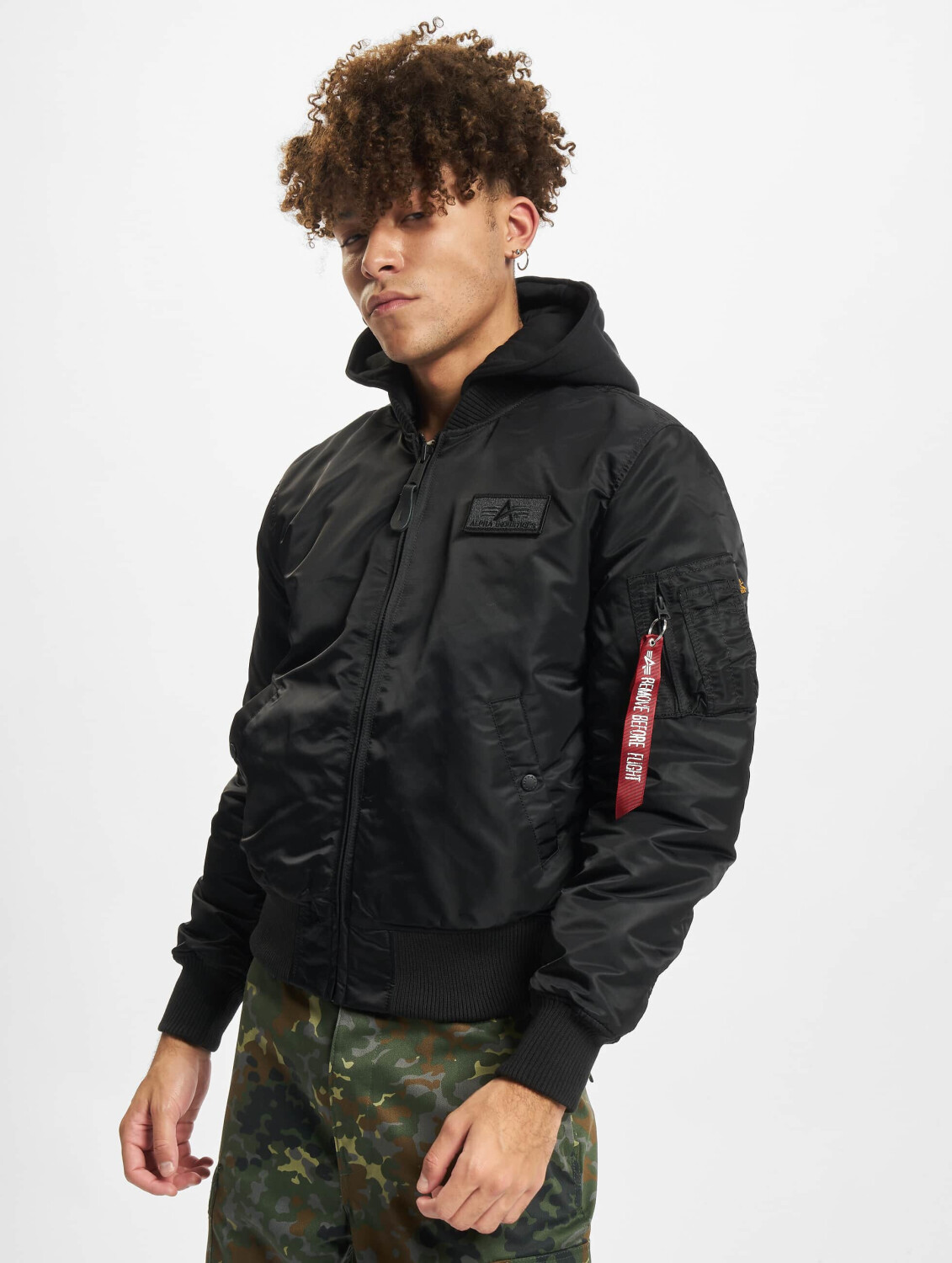 Alpha Industries MA-1 ZH Back Print (128113) black/rainbow reflective