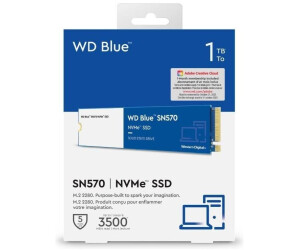 Western Digital Disque SSD - 500Go - M2 - Nvme - Bleu - Prix pas cher