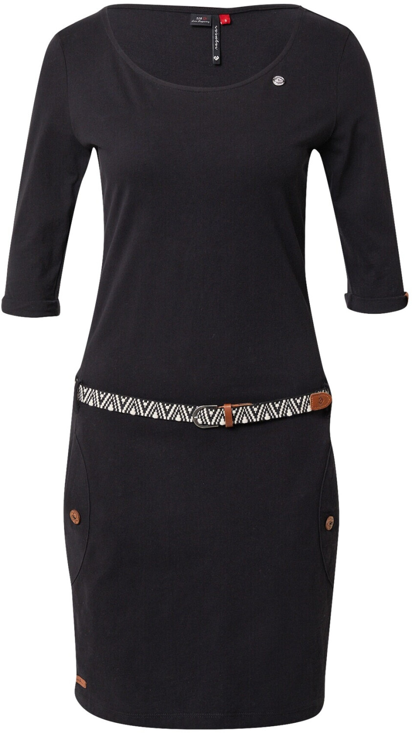 Ragwear Tanya Solid Dress (2121) black