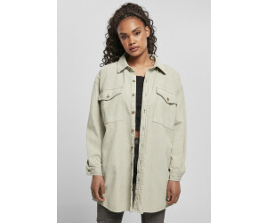 Ladies khaki shacket sale