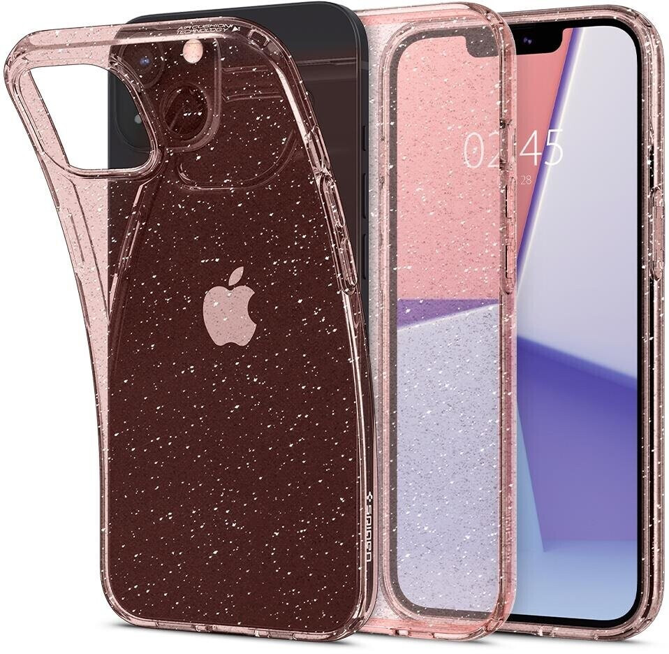 Spigen Spigen Liquid Crystal Glitter Rose Quartz iPhone 13