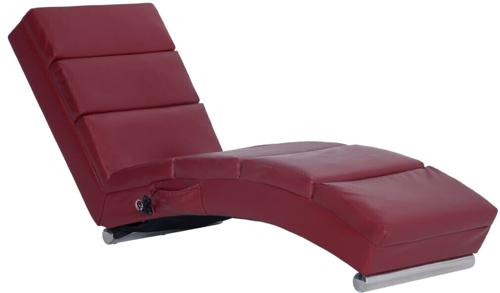 vidaXL Chaise longue de massage similicuir (281297)