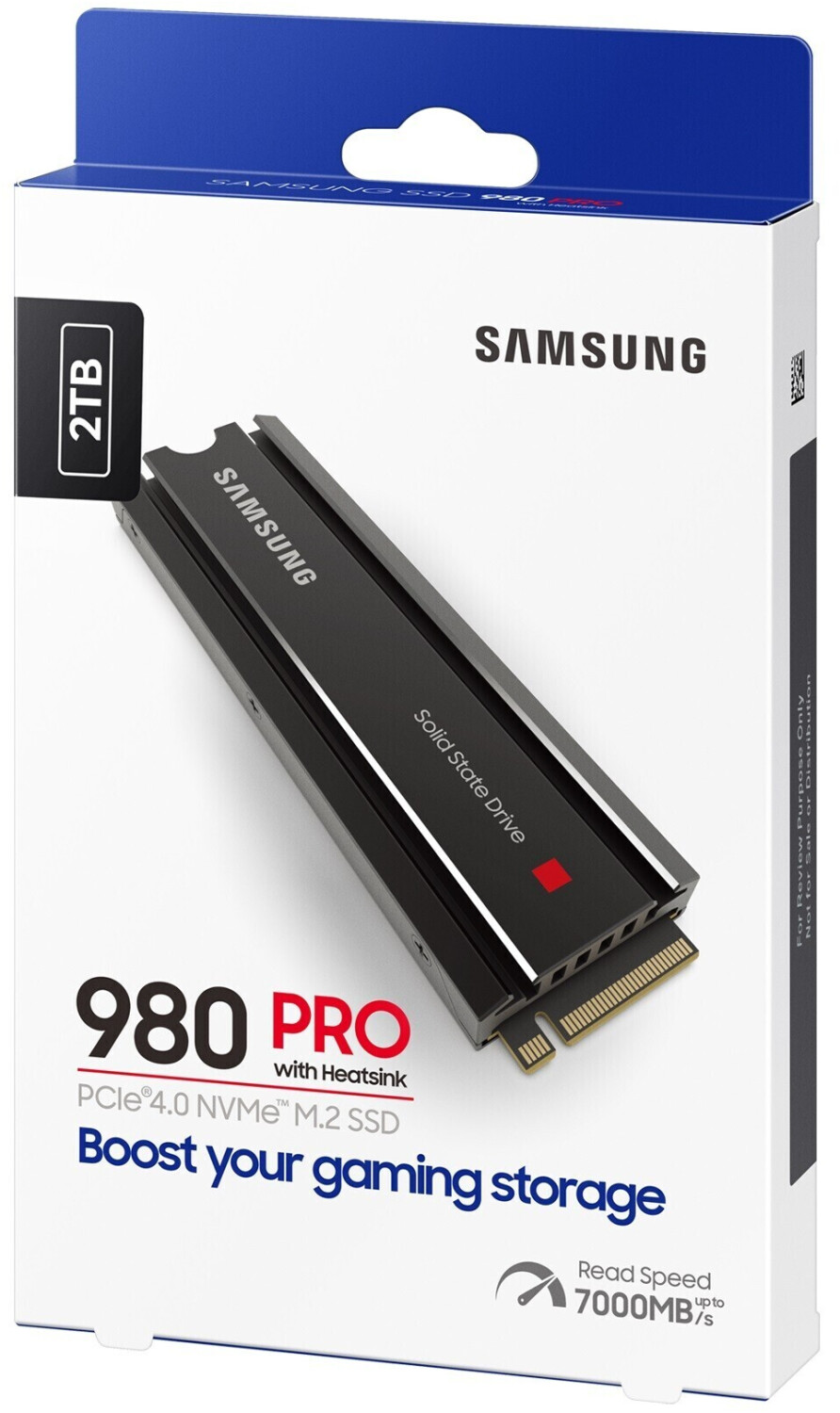 Samsung-Disque dur interne SSD avec dissipateur thermique, PCIe, Isabel 4,  NVMe, M.2, compatible PS5, 980 Pro, 1 To, 2 To, neuf