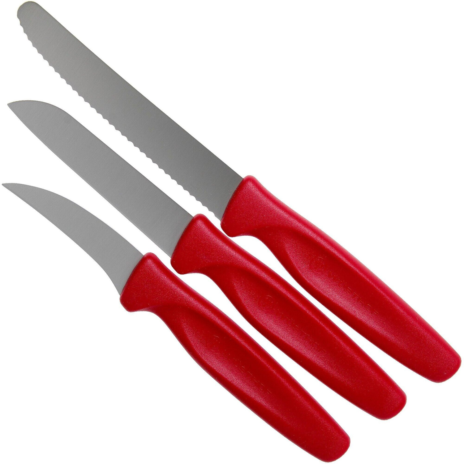 Wüsthof Knife set colored 3 pieces red
