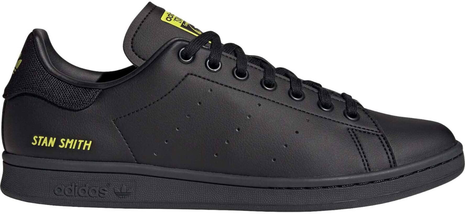 Adidas Stan Smith core black core black semi solar yellow ab 58 90