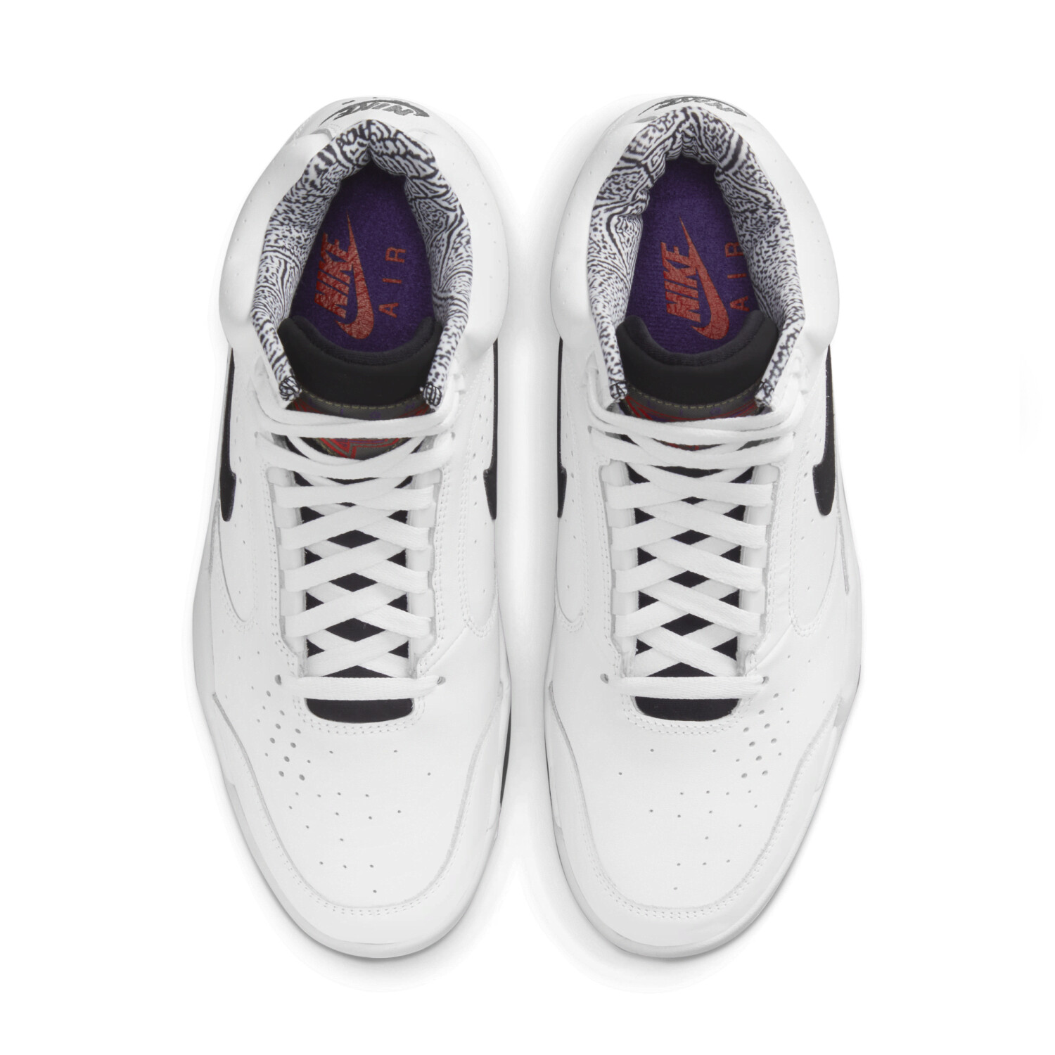 Nike air flight sale lite high black purple