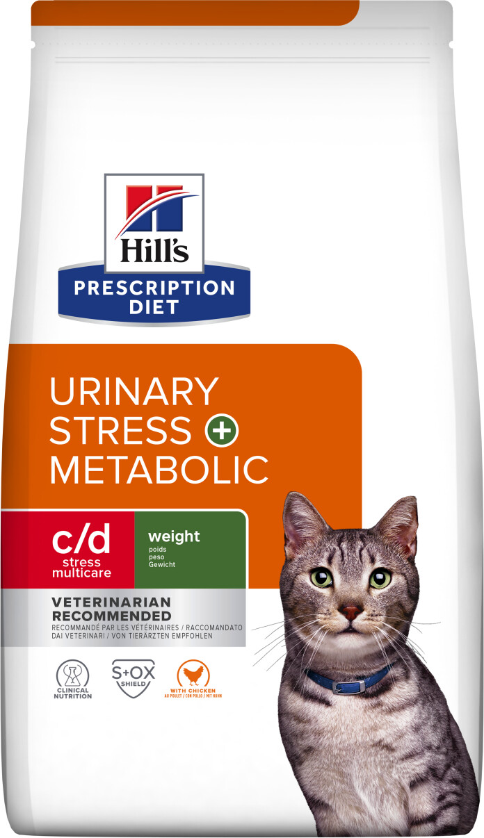 Hill's Prescription Diet Feline c/d Urinary Stress + Metabolic Dry Food 4kg