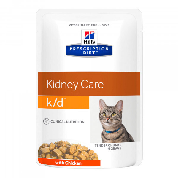 Hill's Prescription Diet Feline Kidney Care k/d chicken Wet Food 85g
