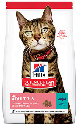 Hill's Science Plan Feline Adult Light au thon