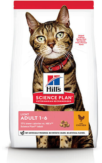 Hill's Science Plan Feline Adult Light Chicken 10kg