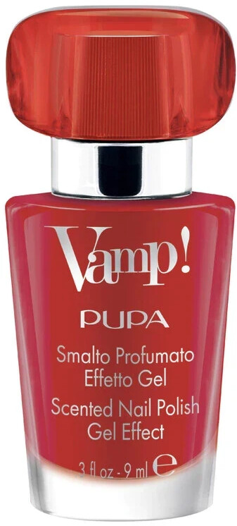 Pupa VAMP! Scented Nail Polish Gel Effect (9ml) Sensual Red