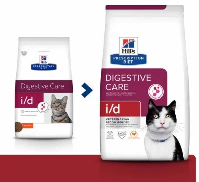 Hill's Prescription Diet Feline i/d Digestive Care Chicken Dry Food 8kg