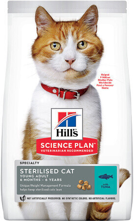 Hill's Science Plan Feline Sterilised Young Adult Tuna 3kg
